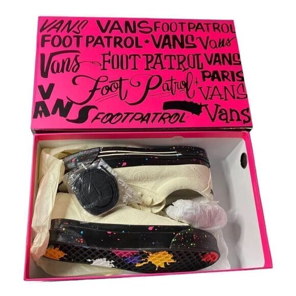 Vault By Vans X Foot Patrol X Mid City Signs Sneakers Shoe OG Sid LX NIB W7.5/M6 - Picture 12 of 16